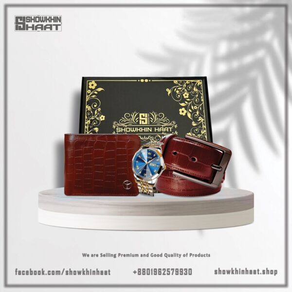 Stylish Combo Box for Men (Brown)