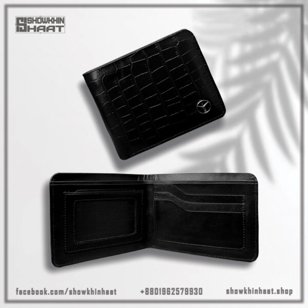 Stylish Genuine Leather Wallet (Black)